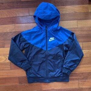 Nike Kids Two-Tone Blue Raincoat